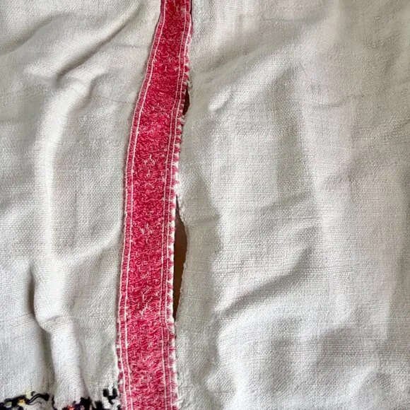 Romanian Homespun Linen Handmade Folk Petticoat - Picture 11 of 16